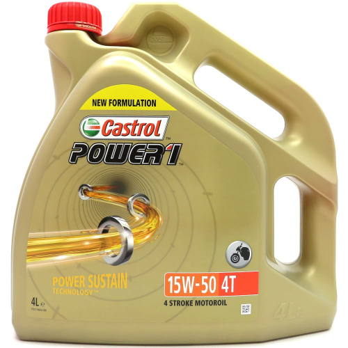 4 Liter Castrol Power 1 4T 15W-50
